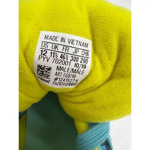 adidas LXCON 94 Clear Aqua Blue Yellow EG8790 Men's Size 12 - Picture 3 of 12